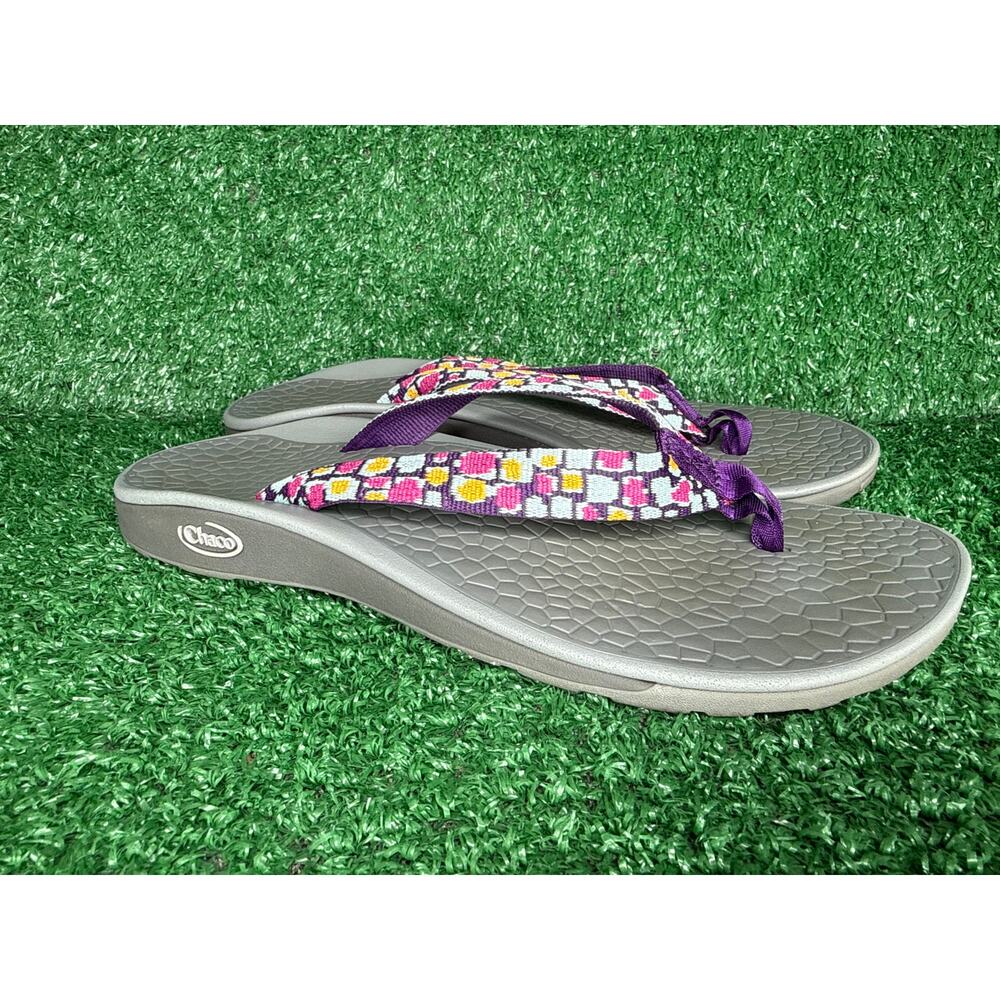 Chaco Fathom Flip Flop Sandals Purple Womens Size 10